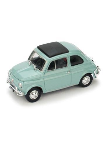 Coche de metal en miniatura Fiat 500L Techo Cerrado (1968) Brumm R465-10 escala 1/43
