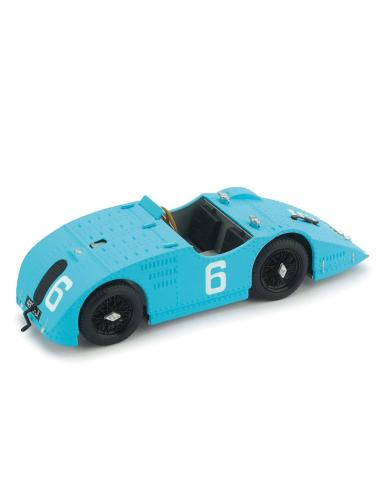 Coche de metal en miniatura Bugatti Tipo 32 Tank Gran Prix Francia - Friedrich (1923) Brumm R467 escala 1/43