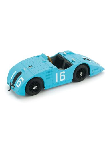 Coche de metal en miniatura Bugatti Tipo 32 Tank Gran Prix Francia - Pierre Marco (1923) Brumm R467C escala 1/43