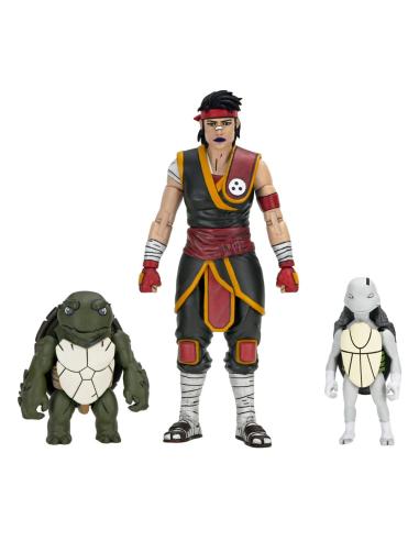 NECA Teenage Mutant Ninja Turtles: The Last Ronin Figura Ultimate Casey Marie with Baby Odyn & Uno 17 cm