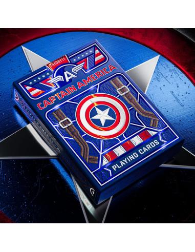 Theory11 Captain America Baraja de cartas Patriotic Design
