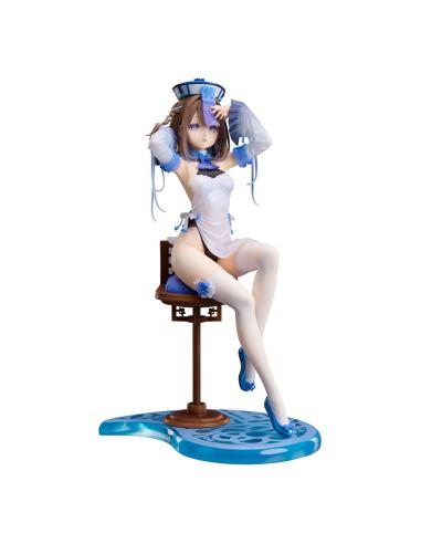 Design COCO Original Character Statue PVC 1/7 Blue jiangshi Illustration by Anmi 21 cm