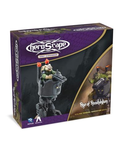 Renegade Heroscape expansión del ejército Boiling Tension: Imperator Kayne *Edición Inglés*