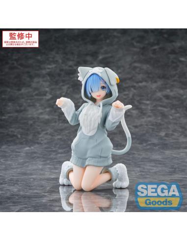 Sega Re:Zero Starting Life in Another World Estatua PVC Yumemirize Rem Mofumofu Pack 11 cm