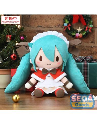Sega Character Vocal Series 01: Hatsune Miku Peluche Fuwa Petit Hatsune Miku Christmas 2025 M 22 cm