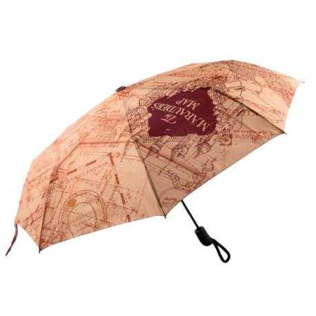 Paraguas plegable Mapa del Merodeador Harry Potter - Imagen 1