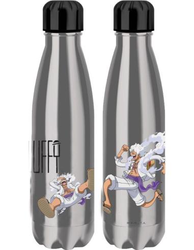 Halantex One Piece Botella Termo Luffy Gear 5 Silver