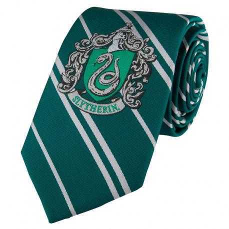 Corbata infantil Slytherin Harry Potter logo tejido - Imagen 1