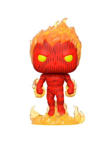 FUNKO Figura POP Marvel Los 4 Fantasticos La Antorcha Humana