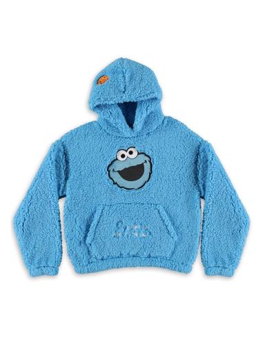 Difuzed Sesame Street Teddy Sudadera Capucha Cookie Monster talla XL