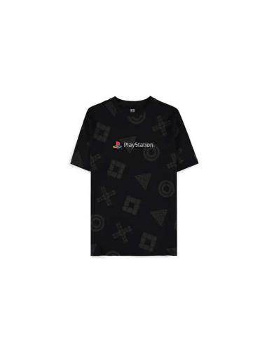 Difuzed PlayStation Camiseta Logo All Over Print talla S
