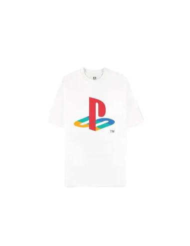 Difuzed PlayStation Camiseta Logo White Loose Fit talla XL