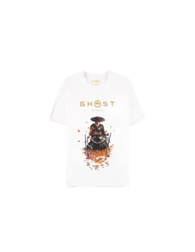 Difuzed Ghost of Yotei Camiseta Samurai White talla M