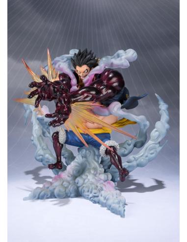 Bandai Tamashii Nations One Piece Estatua PVC FiguartsZERO Monkey D. Luffy Gear 4 Leo Bazooka Reissue 18 cm