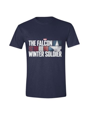 PCMerch The Falcon and the Winter Soldier Camiseta Action HR Logo Navy talla XL