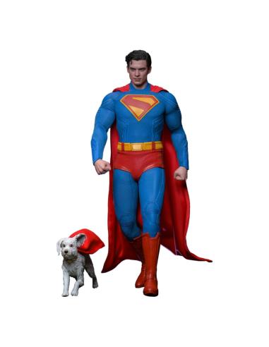 Hot Toys Superman (2025) Figura Movie Masterpiece 1/6 Superman & Krypto 33 cm