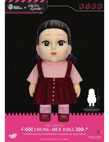 Beast Kingdom Toys Squid Game Syaking Bang Figura/Hucha Young-Hee Doll Season 3 48 cm
