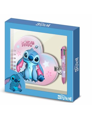 KARACTERMANIA Diario + Boligrafo Stitch Disney