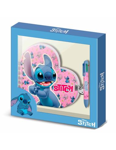 KARACTERMANIA Diario + Boligrafo Stitch Disney