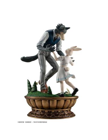 MEGAHOUSE BEASTARS LEGOSHI + HARU STATUE
