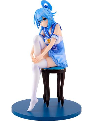 Kadokawa Konosuba God's blessing on this wonderful world! Estatua PVC Aqua: Light Novel 10th Anniversary Ver. 15 cm