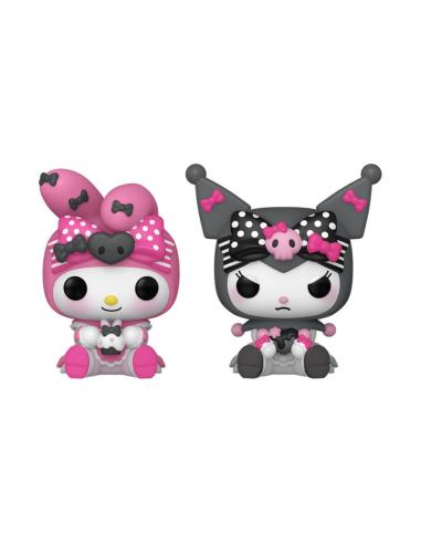 Funko Hello Kitty Pack de 2 Llaveros POP! Vinyl My Melody & Kuromi 4 cm