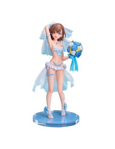 A Dimension A Certain Scientific Railgun T Estatua PVC 1/7 Mikoto Misaka Wedding Swimsuit Ver. 25 cm