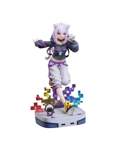 Design COCO Hololive Production Statue PVC 1/7 Nekomata Okayu We Are Gamers Ver. 23 cm