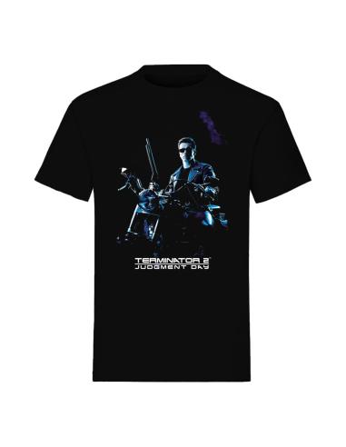 Indiego The Terminator Camiseta Bike Pose Negro talla M