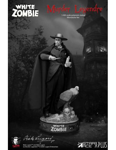 Star Ace Toys White Zombie Estatua 1/4 Murder Legendre Monotone Ver. 52 cm
