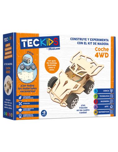 BOOKIT Maqueta Coche 4WD madera