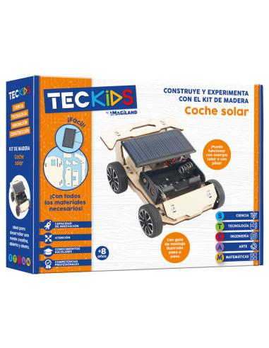 BOOKIT Maqueta Coche Solar madera