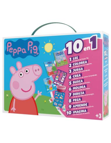 PLAYTIME Maletin Actividades 10 en 1 Peppa Pig español
