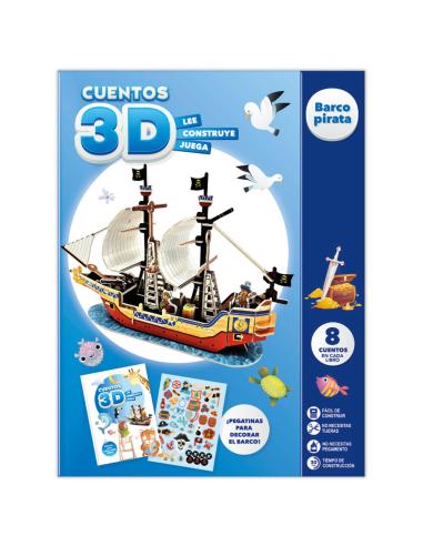 PLAYTIME Cuento Imaginar y Consruir 3D Barco Pirata español