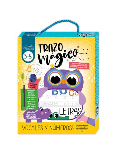 PLAYTIME Set Caligrafia Relieve Vocales y Numeros español