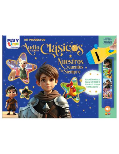 PLAYTIME Kit Proyector Audiocuentos Clasicos Cuentos de Siempre