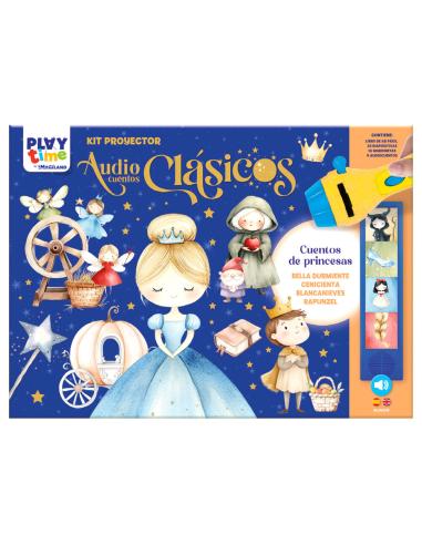 PLAYTIME Kit Proyector Audiocuentos Clasicos Cuentos de Princesas