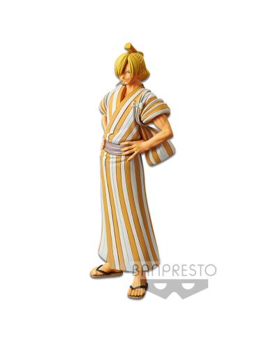 BANPRESTO Figura Sanji Wanokuni The Grandline Men One Piece 17cm