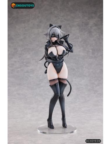 Ensoutoys K Pring Original Character Estatua 1/6 Cat Woman Happy-chan Different Color Edition 27 cm