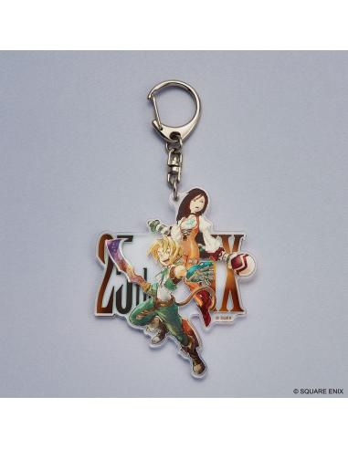 Square-Enix Final Fantasy IX Llavero acrílico 25th Anniversary Yitán y Garnet