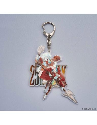 Square-Enix Final Fantasy IX Llavero acrílico 25th Anniversary Quina y Freija
