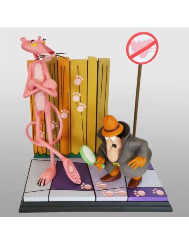 Hollywood Collectibles Group La pantera rosa (película de 1963) Estatua Pink Panther & The Inspector 41 cm
