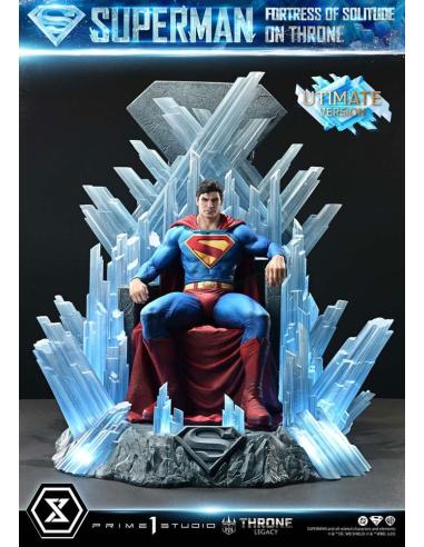 Prime 1 Studio DC Comics Estatua 1/4 Throne Legacy Collection Superman Fortress of Solitude on Throne (Design by Gabriele Dell'O
