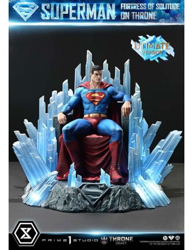 Prime 1 Studio DC Comics Estatua 1/4 Throne Legacy Collection Superman Fortress of Solitude on Throne (Design by Gabriele Dell'O