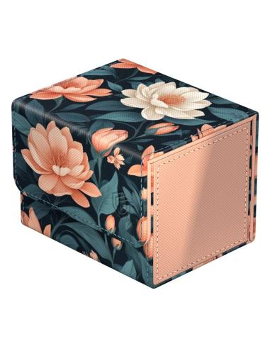 Caja para mazos Xenoskin floral — claro tranquilo