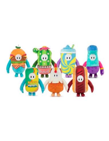 Peluches de Fall Guys: plátano, perrito caliente, cactus