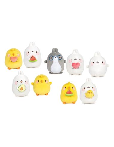Serie de figuras de peluche Molang de 25 cm