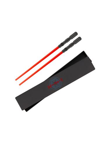 Palillos tipo sable de luz de Rey con hoja luminosa