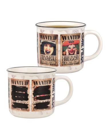 Taza termocromática de One Piece