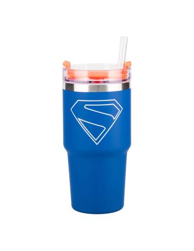 Vaso tumbler teatral de Superman para gamers